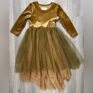 Taylor Joelle Velvet Hi-Lo Dress